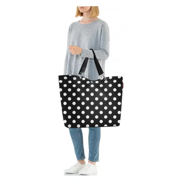  ručna torbica REISENTHEL SHOPPER XL TOČKICE BIJELE 