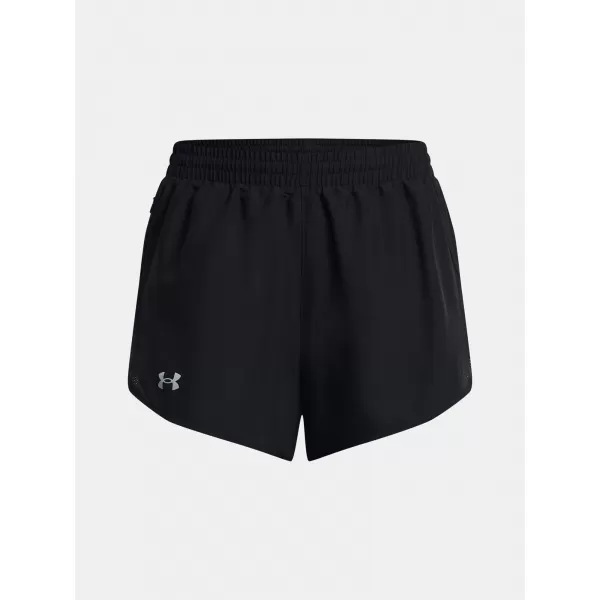  Ženske kratke hlače UNDER ARMOUR UA FLY BY 3'' SHORTS 1382438-001 CRNA 
