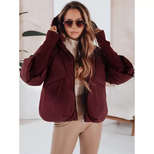  Ženska jakna DSTREET TY5037 KLARET 