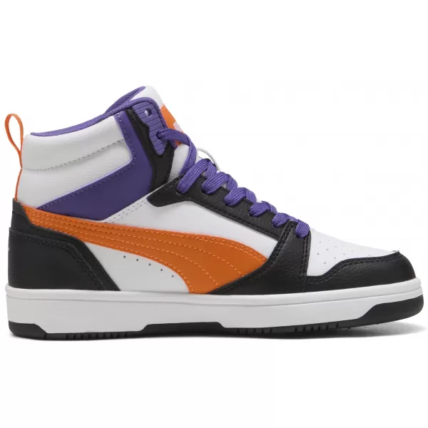  Dječje cipele PUMA REBOUND V6 MID JR 39383134 PUMA WHITE/ORANGE GLO/CRNA 
