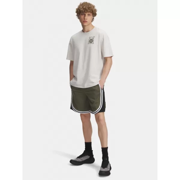  Muške kratke hlače UNDER ARMOUR UA M COURTSIDE SHORT 6004087-390 ZELENA 