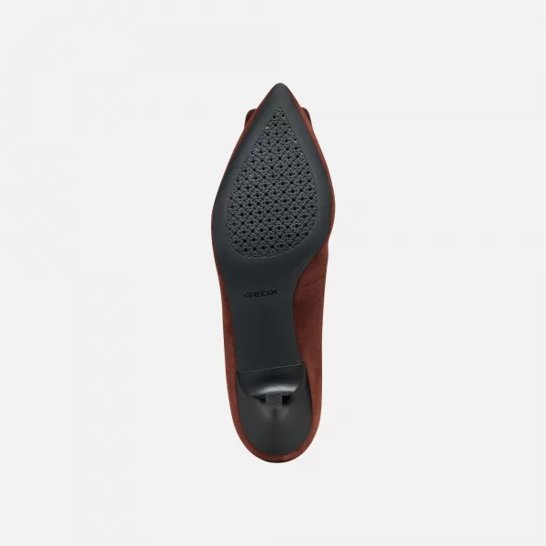  Ženske salonke GEOX KLEOPY G009754 TAMNOCRVENA 