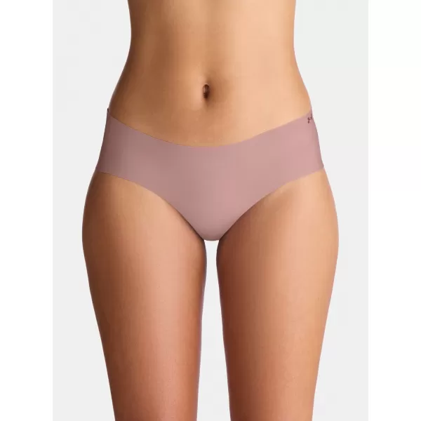  Ženske gaćice UNDER ARMOUR UA PURE STRETCH NS HIP - 3PK 1383895-673 TURMALIN ROZA 