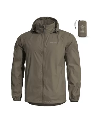 Muška jakna PENTAGON CLOUDBURST PACKABLE MENS RAIN JACKET K07019 SMEĐE SIVA