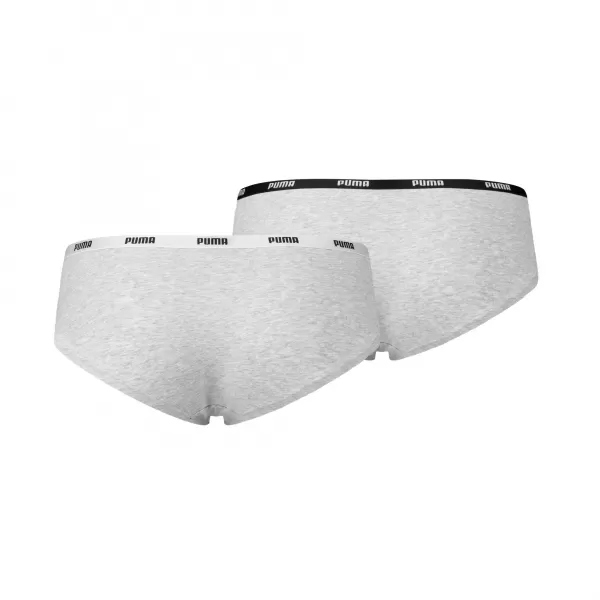  Gaćice PUMA WOMEN HIPSTER 2P PACK 90785205 SIVA/SIVA 