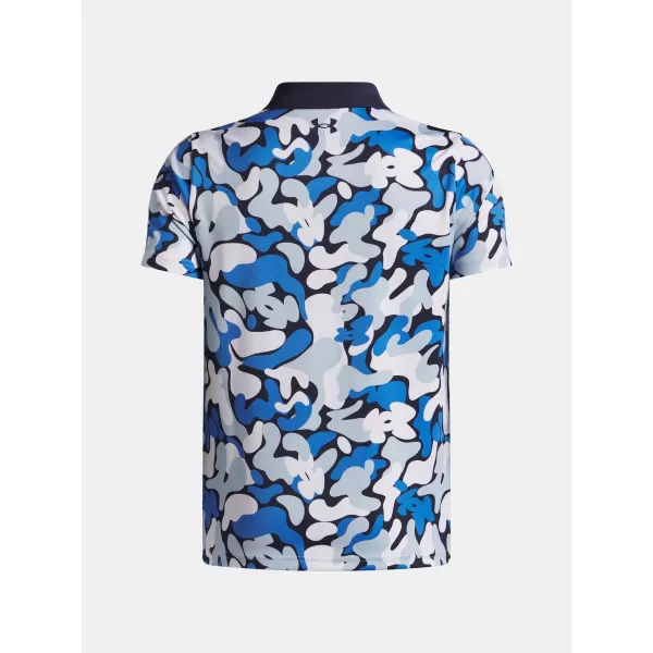  Majica za dječake UNDER ARMOUR UA MATCHPLAY PRINTED POLO 1377349-412 PLAVA 