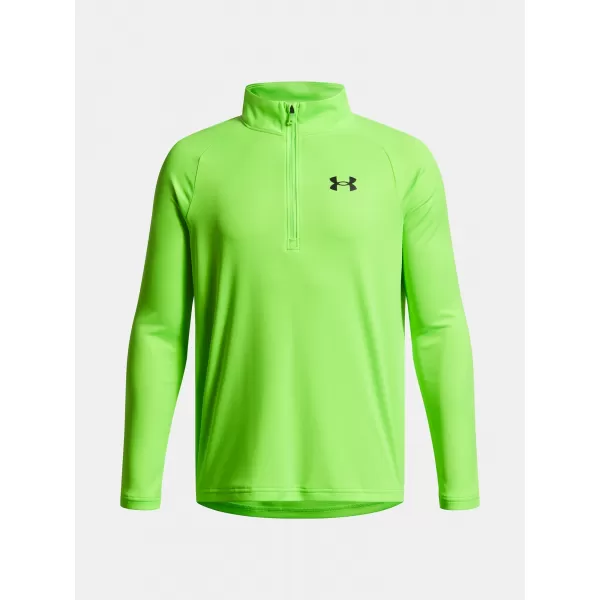  Majica za dječake UNDER ARMOUR UA TECH 2.0 1/2 ZIP 1363286-389 ZELENA 