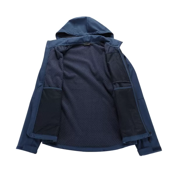  Muška softshell jakna ALPINE PRO HOOR TAMNOPLAVA 