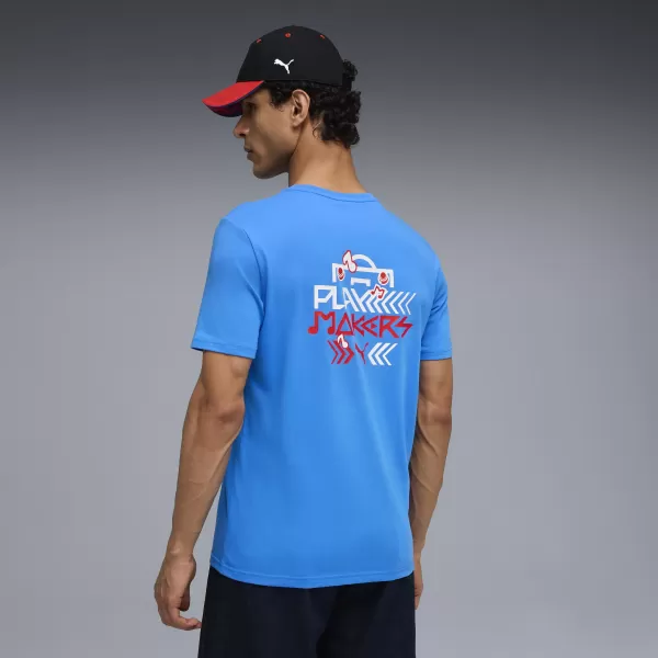  Košulja PUMA NEYMAR JR PLAYMAKER TEE 66032110 PUMA TEAM ROYAL/PUMA RED 
