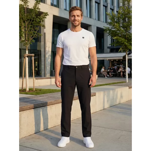  Muške hlače ALTISPORT ATS TROUSER SLIM-FIT CRNA 