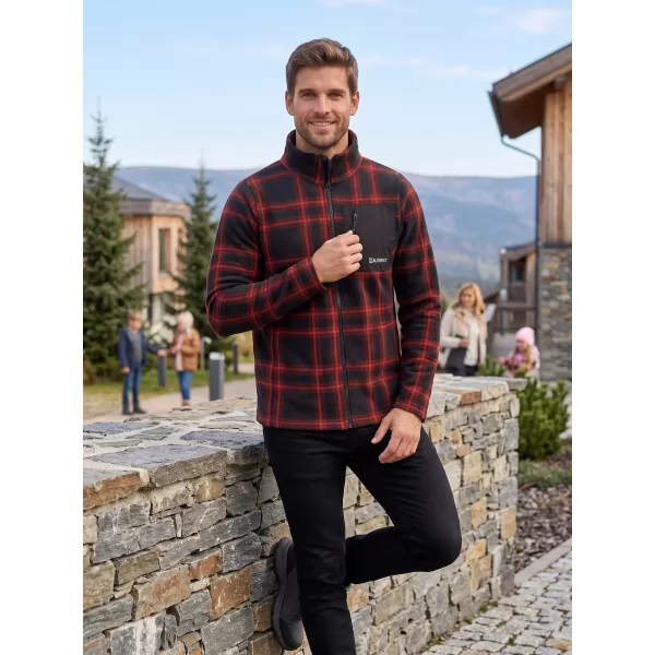  Muški sweatshirt ALTISPORT SERAN ČERVENÁ NARANČASTA 