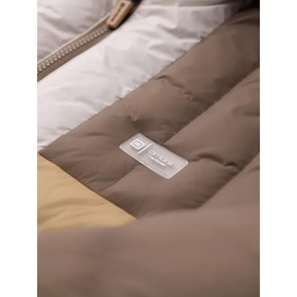  Jakna OMBRE OM-JALP-0296 BEŽ I BIJELA 