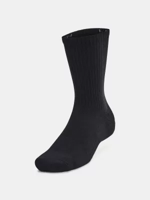 Čarape UNDER ARMOUR UNISEX UA TC 3PK CREW 1386311-001 CRNA