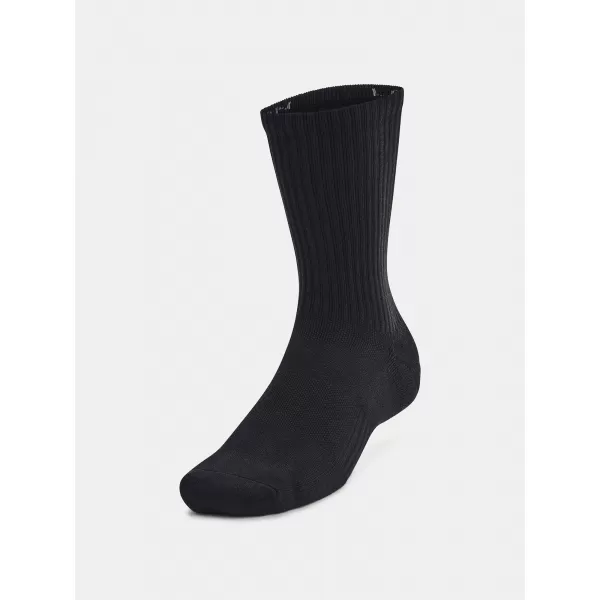  Čarape UNDER ARMOUR UNISEX UA TC 3PK CREW 1386311-001 CRNA 