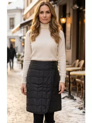 Ženska suknja KIXMI VIVA CRNA