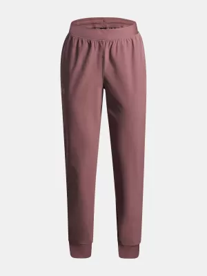 Trenirke za djevojčice UNDER ARMOUR UA RIVAL WOVEN JOGGER 1384207-651 SMEĐA