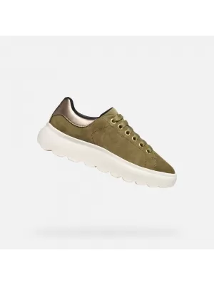 Ženske tenisice GEOX SPHERICA EC4.1 G009311 KAKI