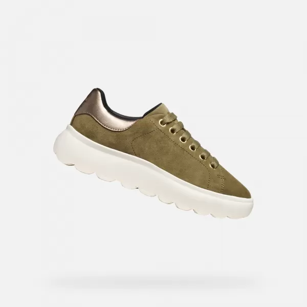  Ženske tenisice GEOX SPHERICA EC4.1 G009311 KAKI 