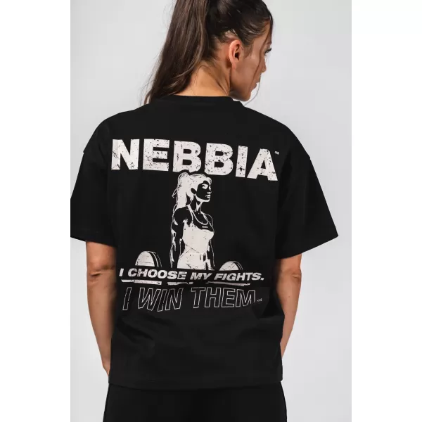  Oversized majica RESET 491 BLACK Nebbia 
