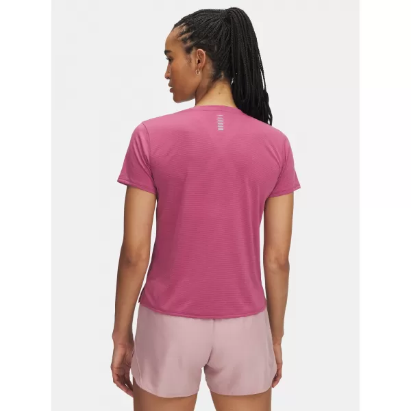  Ženska majica kratkih rukava UNDER ARMOUR UA LAUNCH SHORTSLEEVE 1382434-659 CRVENA 