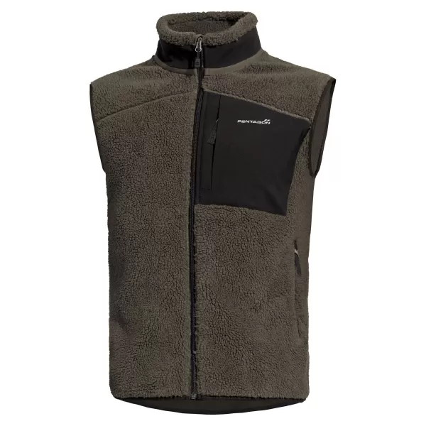  Muški prsluk PENTAGON SUMMIT SHERPA FLEECE VEST K04016 SMEĐE SIVA 