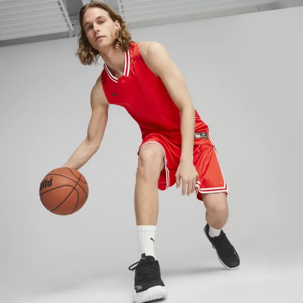  Muški dres PUMA HOOPS TEAM GAME JERSEY 67662804 PUMA RED 