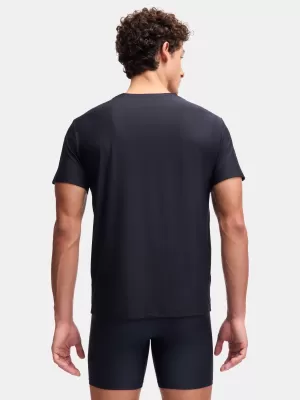 Muška majica kratkih rukava UNDER ARMOUR M UA PERF TECH MESH CREW NECK-2PK 6007625-001 CRNA