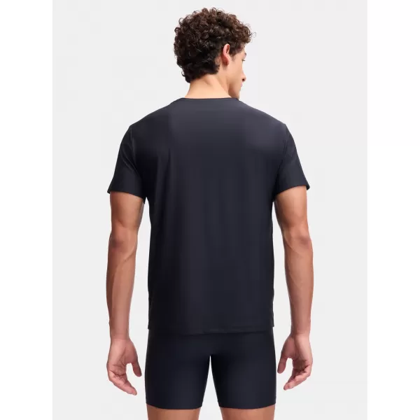  Muška majica kratkih rukava UNDER ARMOUR M UA PERF TECH MESH CREW NECK-2PK 6007625-001 CRNA 