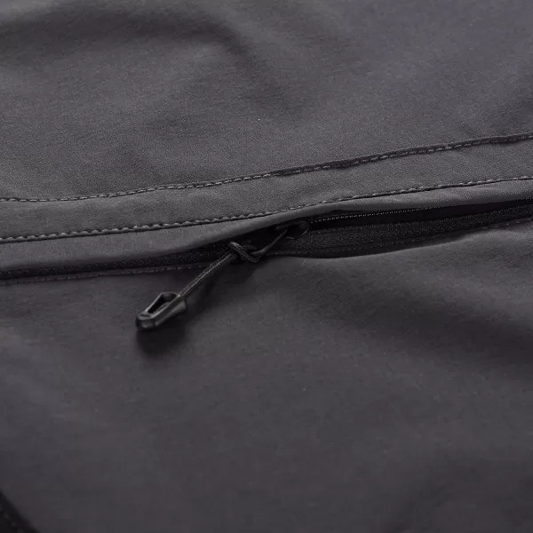  Muške softshell hlače ALPINE PRO AKAN 2 TAMNOSIVA 