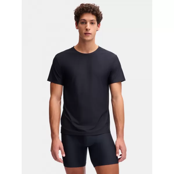  Muška majica kratkih rukava UNDER ARMOUR M UA PERF TECH MESH CREW NECK-2PK 6007625-001 CRNA 