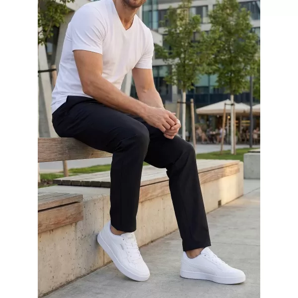  Muške hlače ALTISPORT ATS TROUSER CLASSIC-FIT CRNA 