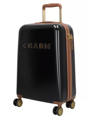 Kofer CHARM LONDON CAPETOWN S CRNA