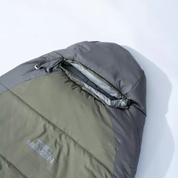  Vreća za spavanje PENTAGON MUMMY SLEEPING BAG 360GR/M² D19003 SMEĐE SIVA/MJEŠ 