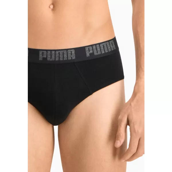  Muški gaćice PUMA BASIC BRIEF 2P 88910006 CRNO/CRNO 