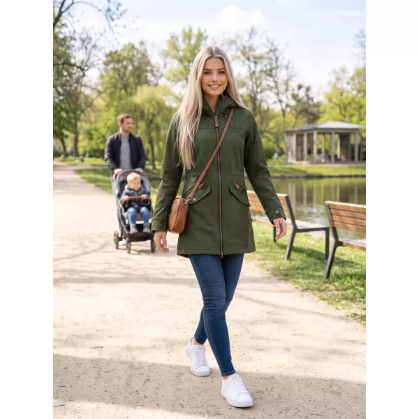  Ženska softshell jakna ALTISPORT GEMEE KAKI 