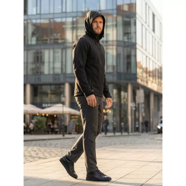  Muška softshell jakna ALTISPORT NEWET CRNA 