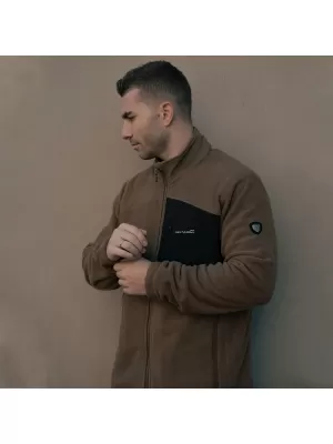 Muški sweatshirt PENTAGON ATHOS 2.0 MEN΄S FLEECE JACKET K08047 SMEĐE SIVA