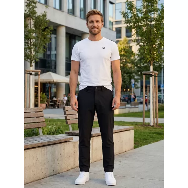  Muške hlače ALTISPORT ATS TROUSER SLIM-FIT CRNA 