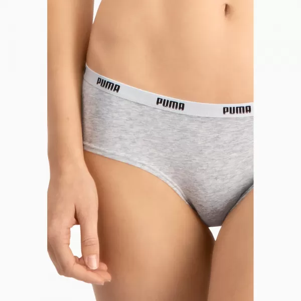  Gaćice PUMA WOMEN HIPSTER 2P PACK 90785205 SIVA/SIVA 