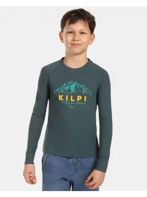 Majica za dječake KILPI VERATI-JB ZJ0301KI TAMNOZELENA