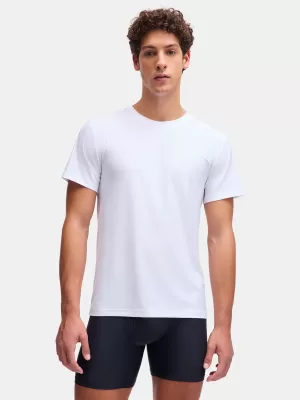 Muška majica kratkih rukava UNDER ARMOUR M UA PERF TECH MESH CREW NECK-2PK 6007625-100 BIJELA