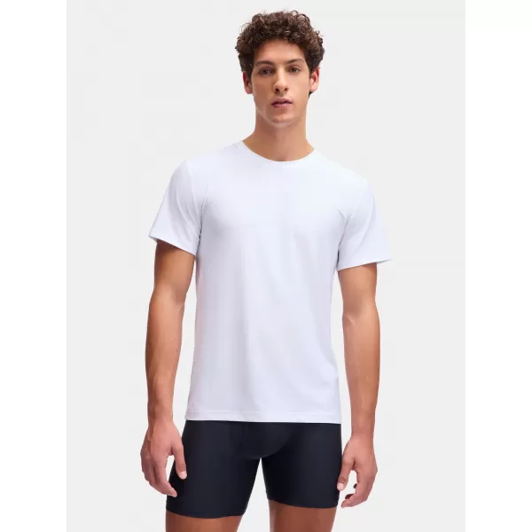  Muška majica kratkih rukava UNDER ARMOUR M UA PERF TECH MESH CREW NECK-2PK 6007625-100 BIJELA 
