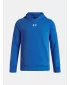 Trenirka za dječake UNDER ARMOUR UA RIVAL FLEECE HOODIE 1379792-402 PLAVA