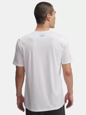 Muška majica kratkih rukava UNDER ARMOUR UA TRIPLE STACK LC LOGO SS BIJELA