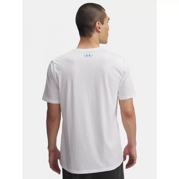  Muška majica kratkih rukava UNDER ARMOUR UA TRIPLE STACK LC LOGO SS BIJELA 