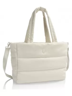 torba HEYS PUFFER TOTE BAG PRLJAVO BIJELO
