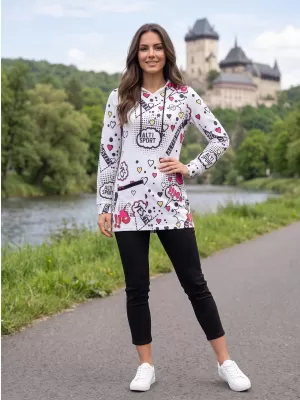 Ženska majica ALTISPORT GITA BIJELA
