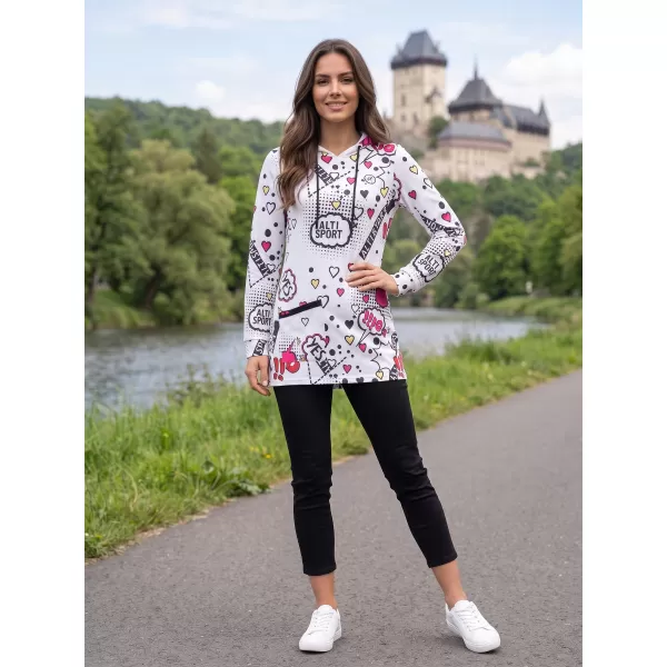  Ženska majica ALTISPORT GITA BIJELA 