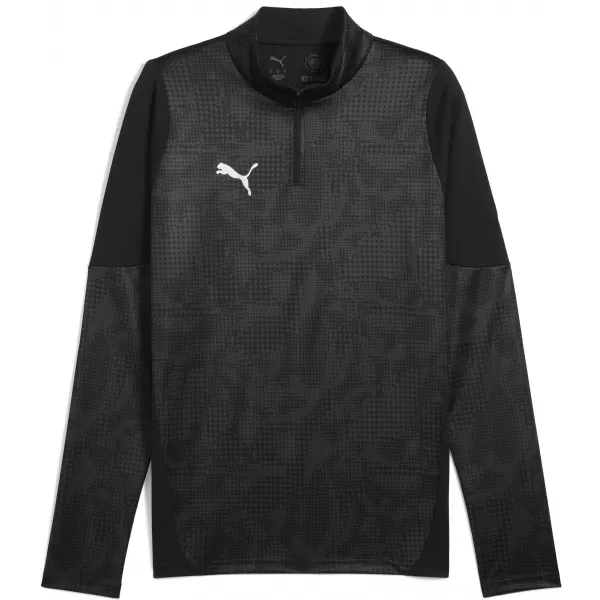  Muška dukserica PUMA TEAMCUP TRAINING 1/4 ZIP TOP 659164_03 PUMA CRNO/PUMA SREBRO 