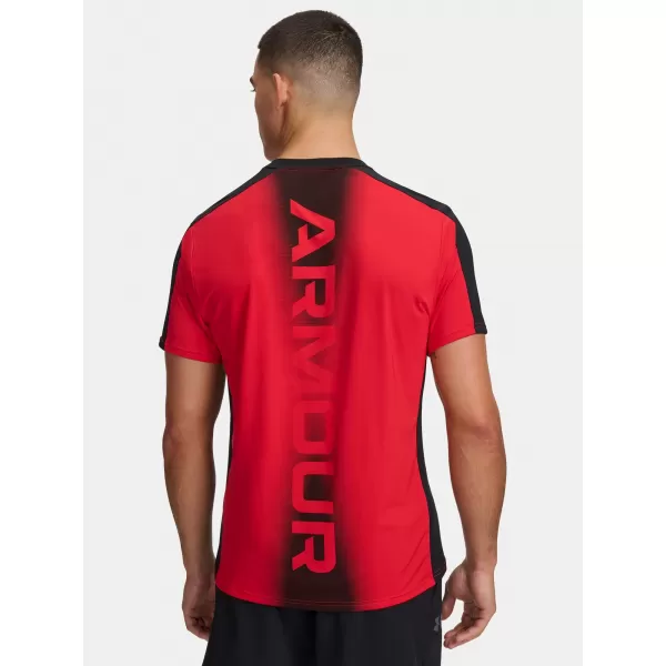  Muška majica kratkih rukava UNDER ARMOUR UA HG WORDMARK SS 6007758-600 CRVENA 